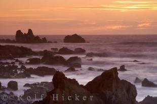 photo of Cape Foulwind Sunset Coastal Scenery Tasman Sea West Coast New Zealand