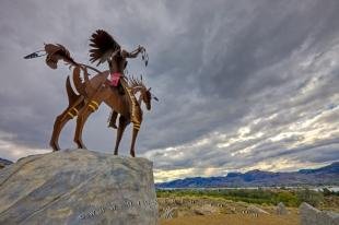 photo of Native Chief Art Sculpture Osoyoos Okanagan