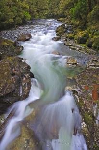 photo of Flowing Water Scenic Cleddau River Fiordland National Park New Zealand