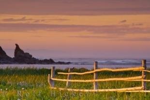 photo of Lanse Aux Meadows Coastal Scenery Sunset Newfoundland