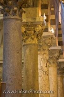 photo of Decorative Columns Pisa Duomo Cathedral Tuscany Italy