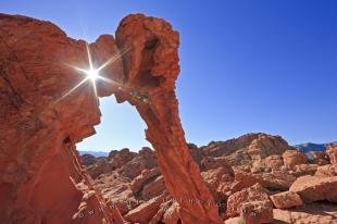 photo of Elephant Rock Sun Valley of Fire