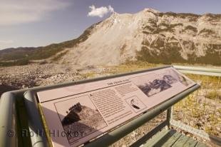 photo of frank slide Turtle mountain