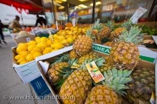 photo of Fresh Fruit Market Stall Downtown Toronto