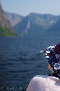 photo of Gros Morne Tourist Western Brook Pond Newfoundland Canada