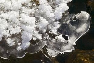 photo of ice formations