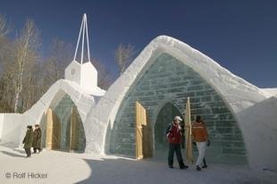photo of quebec ice hotel