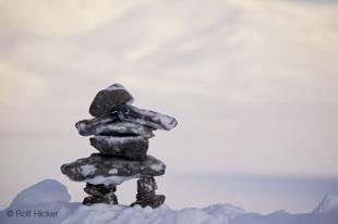 photo of inukshuk sign