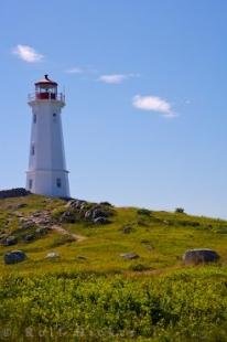 photo of Louisbourg Light Cape Breton Nova Scotia