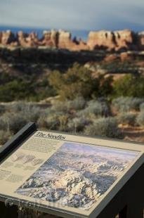 photo of Needles Information Sign