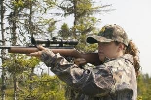 photo of female hunting
