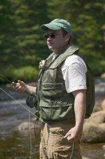 photo of Fisherman Fly Fishing Newfoundland