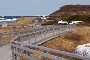 photo of Norstead Viking Site Boardwalk Newfoundland Canada