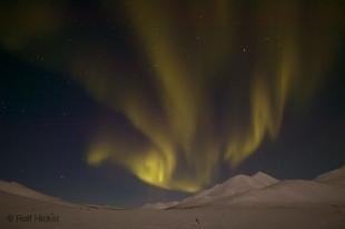 photo of Northern Light Above Mountain Yukon