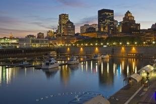photo of Old Port Montreal Night Lights