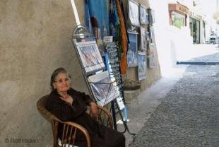 photo of old greek woman