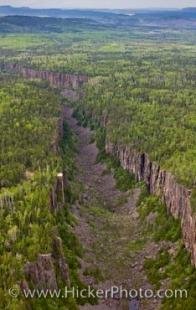 photo of Ouimet Canyon Provincial Park Aerial