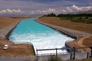 photo of Pukaki River Canterbury NZ