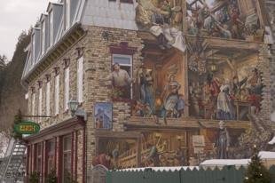 photo of wall murals