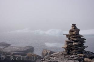 photo of Rock Inukshuk Labrador Coastal Drive
