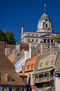 photo of Rooftops Buildings Post Office Old Quebec City Canada