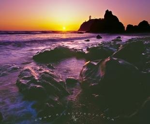 photo of Ruby Beach Sunset Olympic Peninsula
