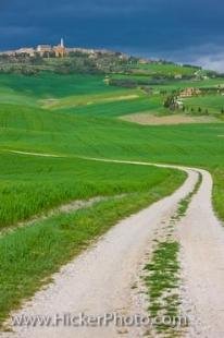 photo of Scenic Landscape Town Of Pienza Siena Tuscany Italy