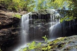 photo of scenic waterfalls