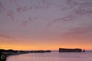 photo of Surreal Perce Rock Sunset Picture