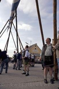photo of Traditional Pole Raising