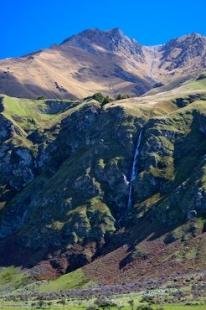 photo of Treble Cone Waterfall Central Otago New Zealand