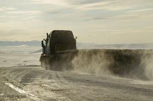 photo of truck prudhoe bay