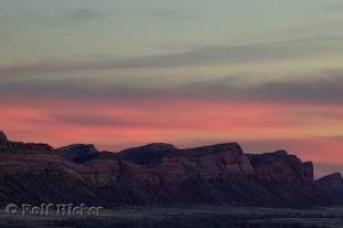 photo of utah sun set