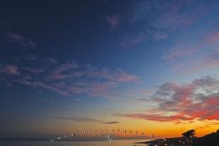 photo of Waterfront Village Sunset Hues Provence France