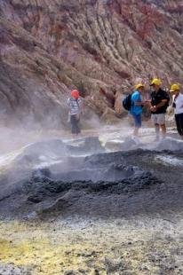 photo of White Island Tour Passengers New Zealand