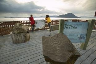 photo of Petroglyph Beach Wrangell Alaska