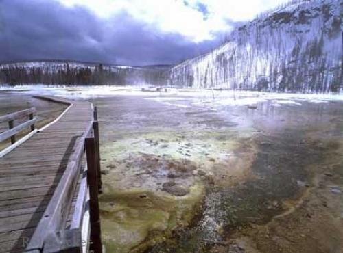 Photo: 
Yellowstone Hot Springs Pathway