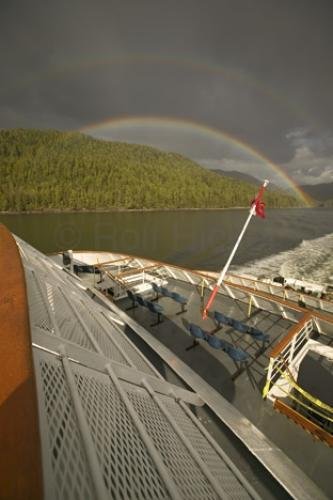 Photo: 
inside passage rainbow