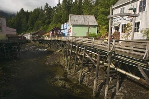 Photo: 
Historic Creek Street Boardwalk Ketchikan Alaska
