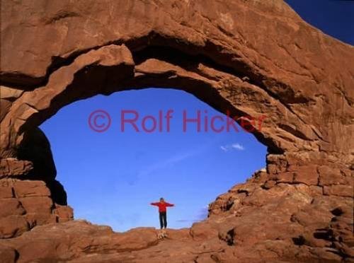 Photo: 
Arches Windows Section Person