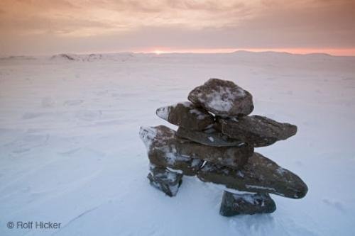 Photo: 
arctic inukshuk
