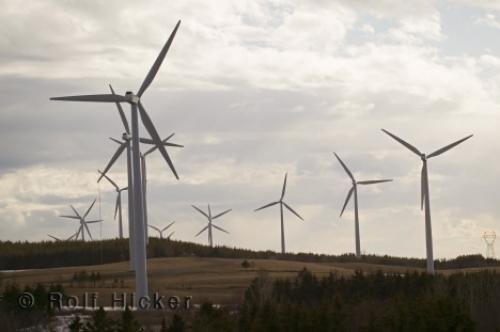 Photo: 
Cap Chat Windmills