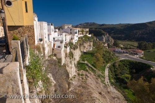 Photo: 
Cliff Dwelling Town Of Sorbas Almeria Andalusia Spain