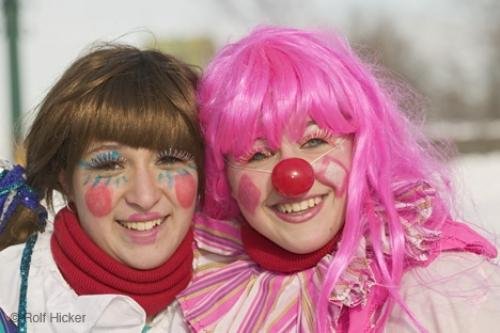 Photo: 
Cute Girls Clown Faces