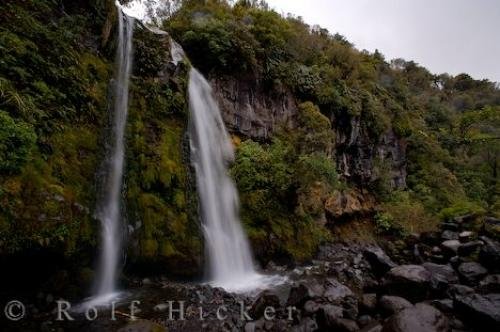 Photo: 
Egmont National Park Waterfall Taranaki New Zealand