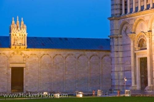 Photo: 
Cemetery At Dusk City Of Pisa Italy Europe
