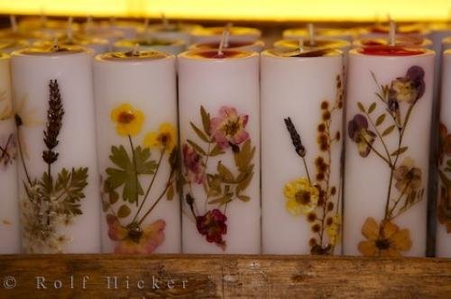 Photo: 
Floral Candles
