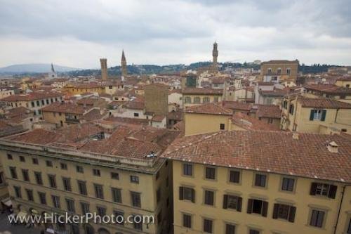 Photo: 
Florence City Aerial Duomo Campanile Italy