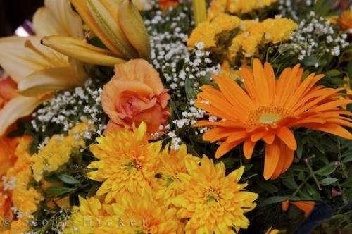 Photo: 
Orange Flower Bouquet