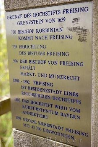 Photo: 
Freising Germany History Sign